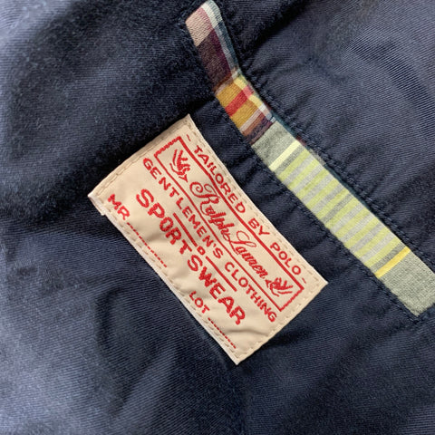 POLO by RALPH LAUREN Size S Multi-Color Patchwork Cotton Buttoned Vest