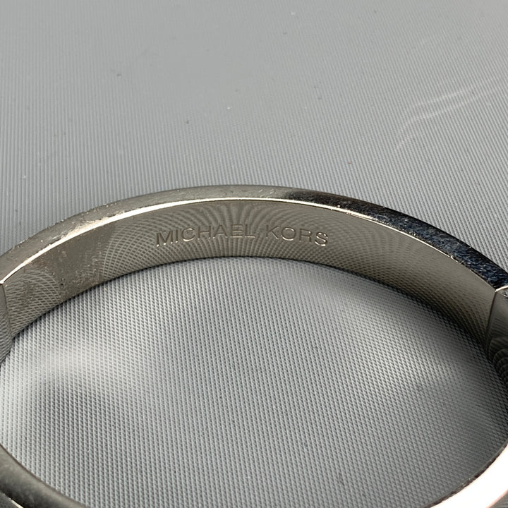 MICHAEL KORS Silver Metal Hinge Bracelet