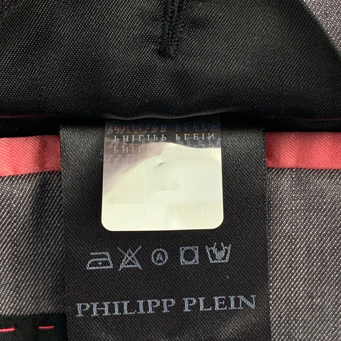 PHILIPP PLEIN Size 38 Light Gray Cotton Blend Single Button Suit