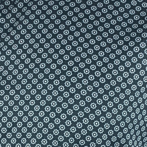 TED BAKER Size M Navy White Dots Cotton Elastane Long Sleeve Shirt
