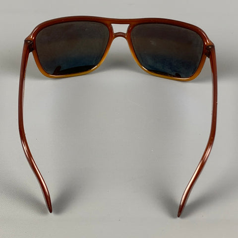 Lunettes de soleil en acétate marron dégradé VUARNET