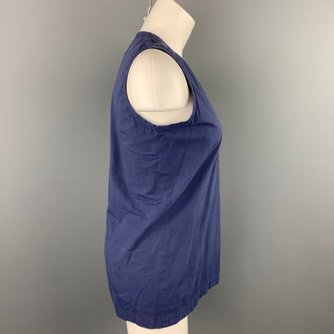 COMME des GARCONS Débardeur Coton Bleu Taille M
