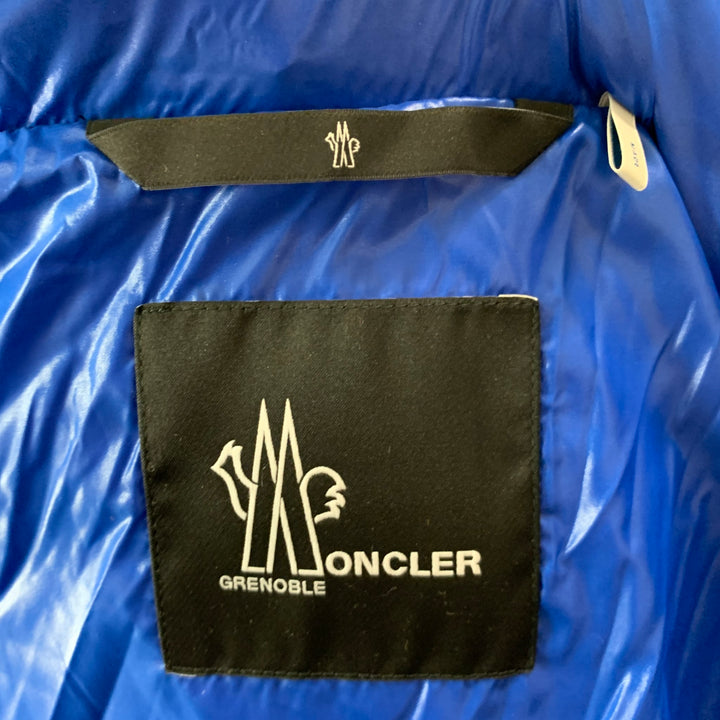 MONCLER GRENOBLE  Size XL Red Corduroy Cotton Hooded Jacket