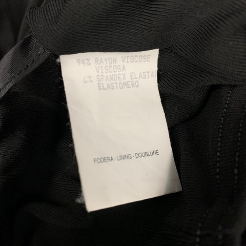 ZAMASPORT for GUCCI Size 2 Black Rayon Strapless Long Dress