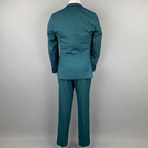 PAUL SMITH Soho Fit Size 38 Regular Forest Green Wool Notch Lapel Sport Coat