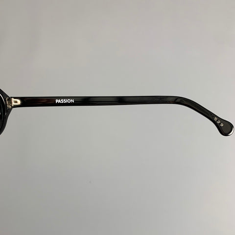 FRANCIS KLEIN Black Acetate Rhinestones Sunglasses