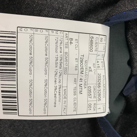 BOGLIOLI Size M Grey Charcoal Wool Blend Single Breasted Sport Coat