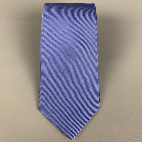 DRIES VAN NOTEN Blue Green Floral Silk Tie