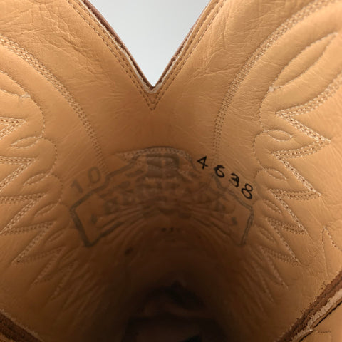 HERITAGE BOOT Size 10 Brown Suede Cowboy Boots