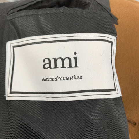 AMI by ALEXANDRE MATTIUSSI Size 44 Brown Notch Lapel Coat