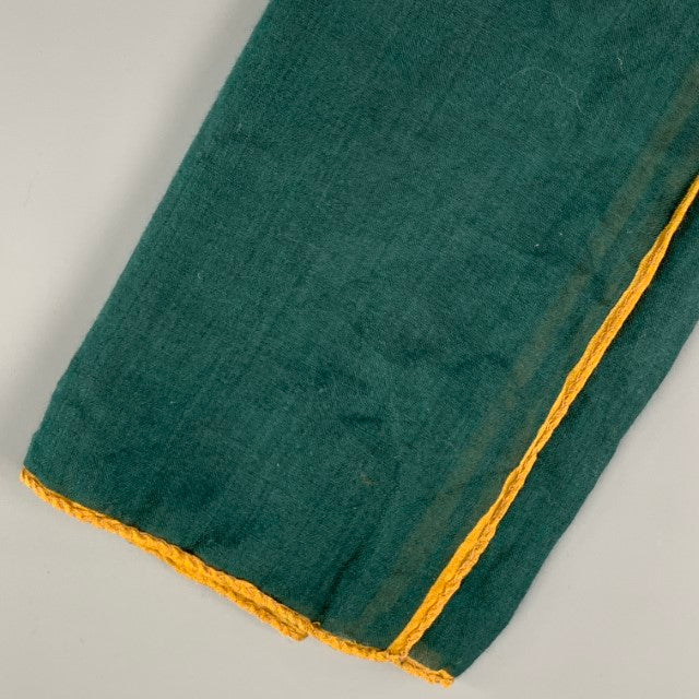 BARNEY'S NEW YORK Green Yellow Cashmere Silk Scarf