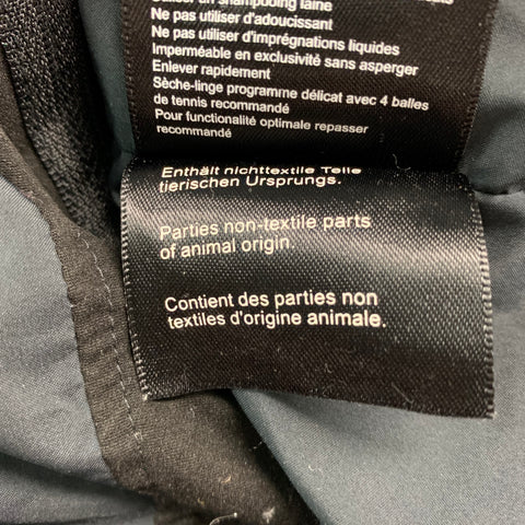 KJUS Taille XL Veste à capuche en polyester matelassé gris