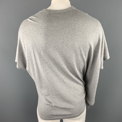 Y's by YOHJI YAMAMOTO Size One Size Light Grey Cotton T-shirt