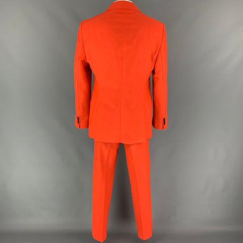ACNE STUDIOS Size 42 Orange Cotton / Polyester Notch Lapel Suit