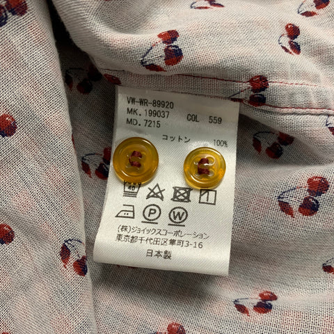 VIVIENNE WESTWOOD Size 36 Red White Blue Checkered Cotton Long Sleeve Shirt