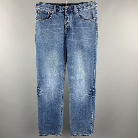 3.1 PHILLIP LIM Size 33 Indigo Wash Denim Jeans
