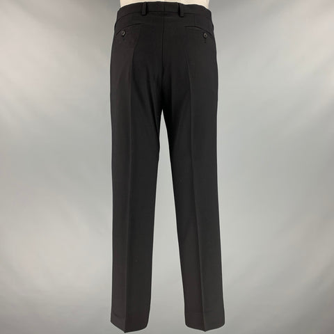 PAUL SMITH Size 38 Navy Wool Notch Lapel Suit