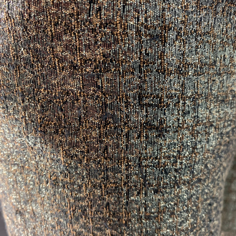 DOROTHEE SCHUMACHER Size XS Gold Black Polyester Wool Metallic Dress Pants