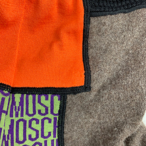 MOSCHINO COUTURE Size 6 Multi-Color Virgin Wool High Waisted Shorts