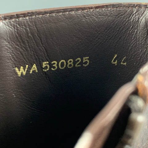 SAINT LAURENT Size 11 Brown Western Boots