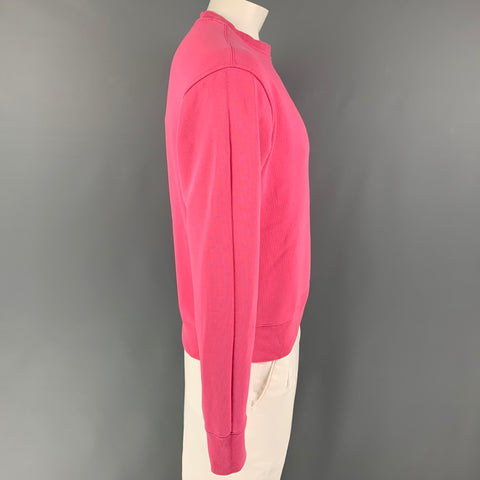 ADIDAS x Pharrell Williams Size M Pink Cotton Crew-Neck Pullover