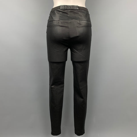 BAGATELLE.CITY Jegging Stretch Cuir Noir Taille S