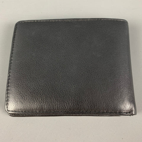 LA BAGAGERIE Black Leather Wallet
