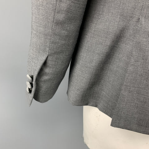 BAND OF OUTSIDERS Size 42 Grey Nailhead Wool Peak Lapel Sport Coat