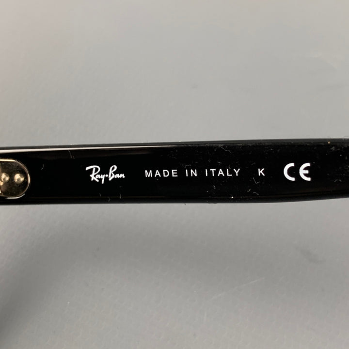 Gafas y gafas de sol de acetato negro RAY-BAN