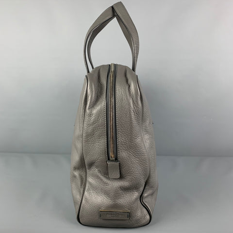 CALVIN KLEIN COLLECTION Sac de voyage en cuir gris