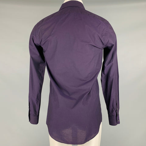 RALPH LAUREN Size S Purple Cotton Button Up Long Sleeve Shirt