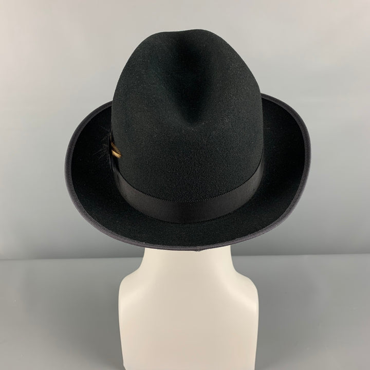 GOORIN BROTHERS Size L Black Solid Wool Hats