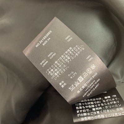 THE PERMANENT EYE Size 44 Black Wool Single Breasted Sport Coat
