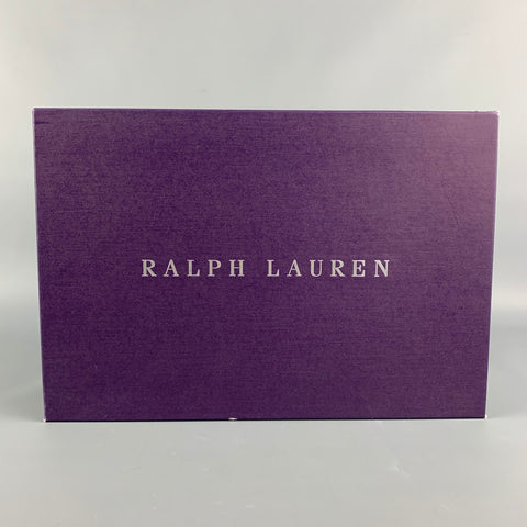 RALPH LAUREN Size 8 Blue Suede Strappy Sandals