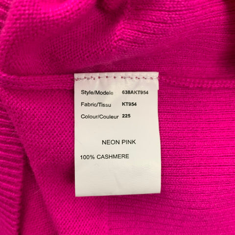 MICHAEL KORS Size S Pink Cashmere Long Sleeve Dress