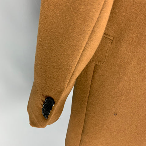 AMI by ALEXANDRE MATTIUSSI Size 44 Brown Notch Lapel Coat