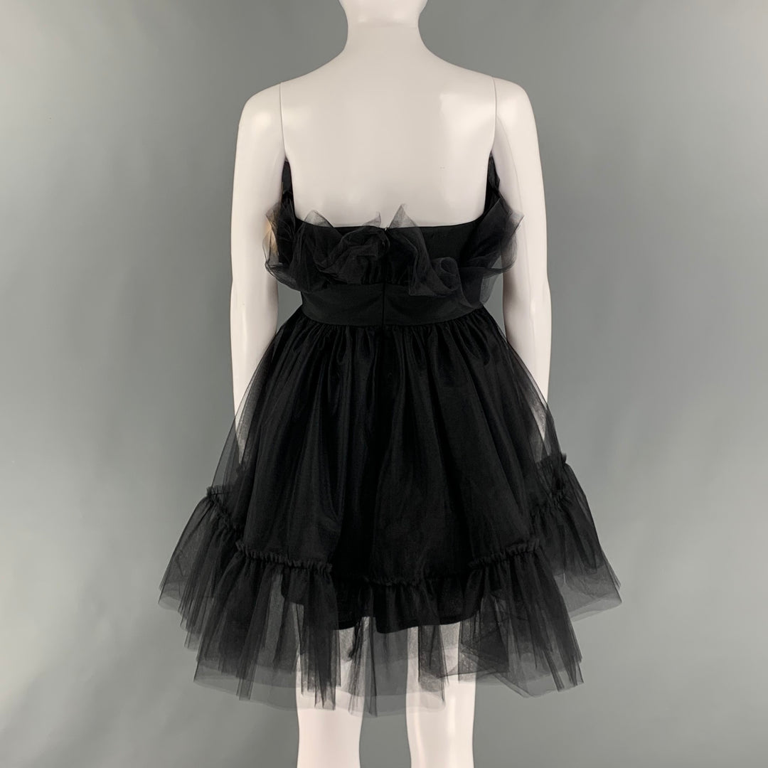 katie may black dress KATIE MAY Size S Black Nylon Polyester Tulle Mini Dress – Sui Generis  Designer Consignment