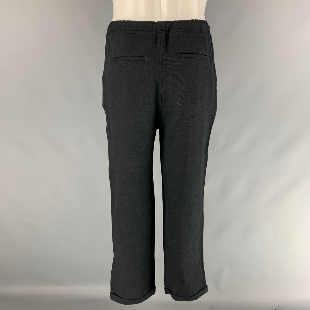 OUR LEGACY Size 38 Black Wool Blend Single Breasted Suit