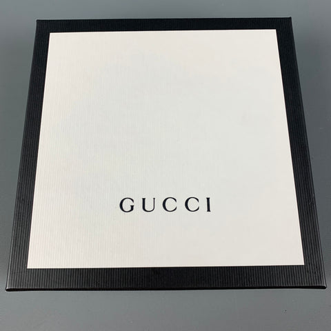 GUCCI Silver Silk Rhinestones Bow Bracelet