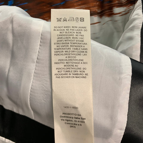 RICK OWENS Size 40 Black Polyester Blend Single Button Jacket
