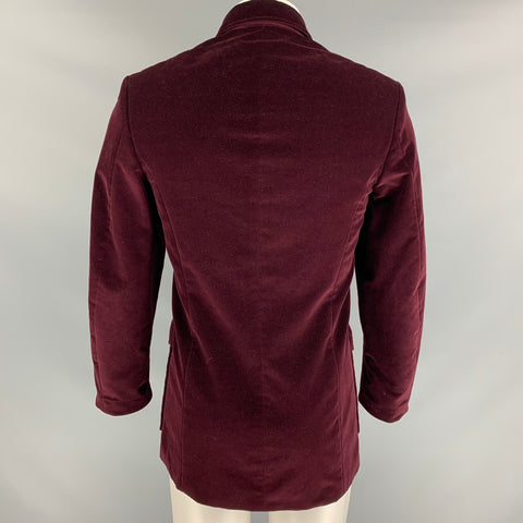 PS by PAUL SMITH Size 38 Size 38 Burgundy Cotton Velvet Jacket