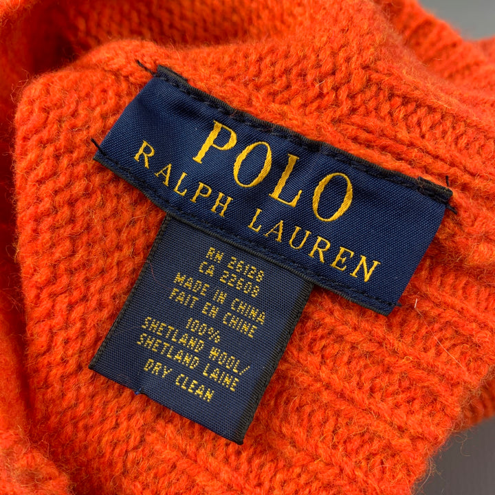 POLO by RALPH LAUREN Orange Knitted Wool Beanie