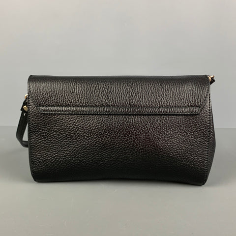 VERSACE COLLECTION Black Pebble Grain Leather Handbag & Leather Goods