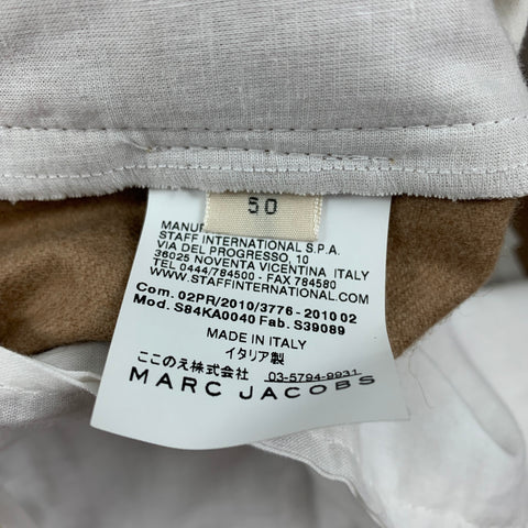 MARC JACOBS Size 34 Tan Camel Hair Zip Fly Dress Pants