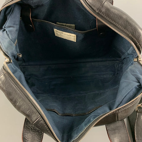 JACK SPADE Sac messager en cuir noir