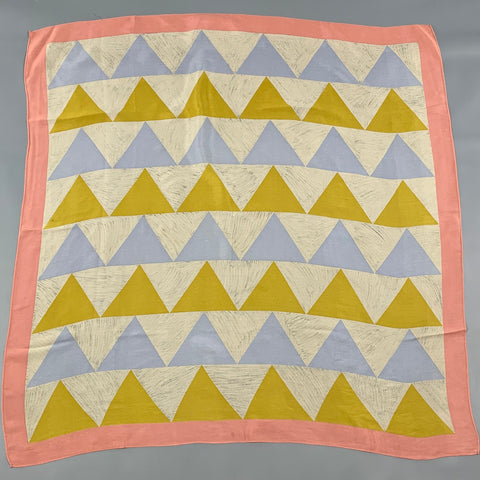 PERRY ELLIS Multi-Color Triangle Print Scarf