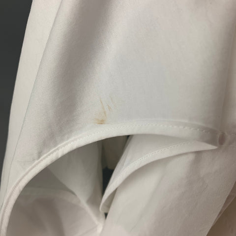 DELADA Taille S Chemise à manches longues en coton blanc