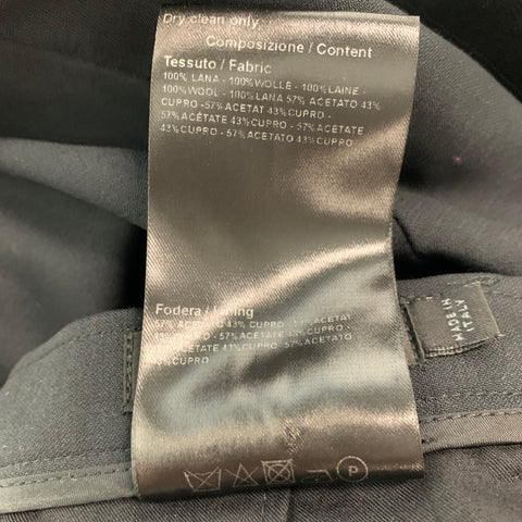 CALVIN KLEIN COLLECTION Taille 34 Smoking à revers en laine unie noire