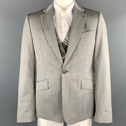 VIVIENNE WESTWOOD MAN Size 42 Grey Wool Notch Lapel Sport Coat