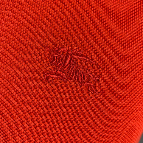 BURBERRY LONDON Taille M Polo en coton mélangé rouge